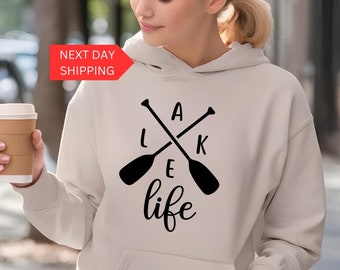 Lake Life Sweatshirt, Lake Hoodie, On The Lake Hoodie, Travel Lover Outfit, Gift For Adventurer, Vacation & Camper Clothing, Camper Apparel