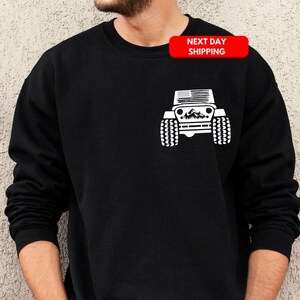 American Offroad Shirt, USA Flag Tee, Offroad Forest Hoodie, 4WD Hoodie, Adventure Lover Shirt, American Flag Sweatshirt, Gifts for Dad- Mom