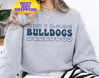 Bulldogs Sweatshirt, Bulldogs Shirt for Women & Men, Bulldogs Fan Hoodie, Bulldogs Lover Gift, Mascot Graphic Sweatshirt, Bulldogs Team Tee
