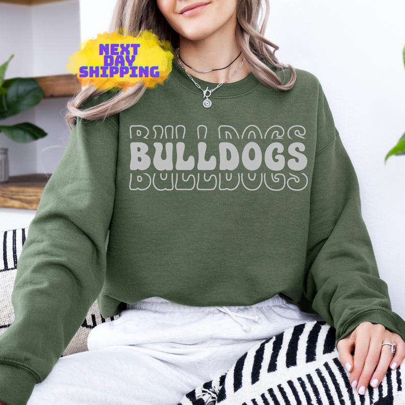 Bulldogs Sweatshirt, Bulldogs Shirt for Women & Men, Bulldogs Fan Hoodie, Bulldogs Lover Gift, Mascot Graphic Sweatshirt, Bulldogs Team Tee