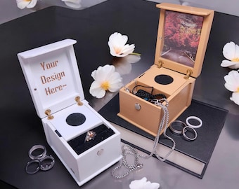 Customizable MP3 Music Box: Engraved Keepsake Jewelry Box