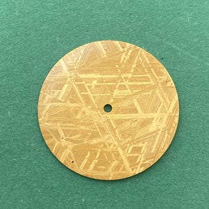 Meteorite Watch Dial 34mm x 0.6mm Muonionalusta