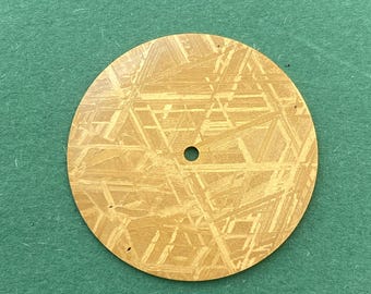 Mostrador de relógio meteorito 34 mm x 0,6 mm Muonionalusta