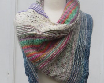 Hand Knit Scarf Shore