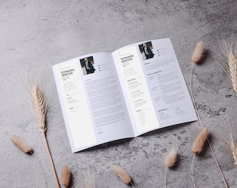 Profesjonalny szablon CV ze zdjęciem, szablon CV, Word & Pages, nowoczesne szablony CV 2024