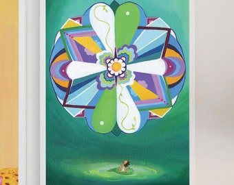 Art Poster of Spring Mandala