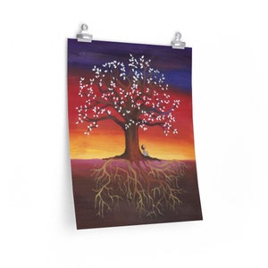 Art Poster for Kid's Room, Tree Wall Art image 4