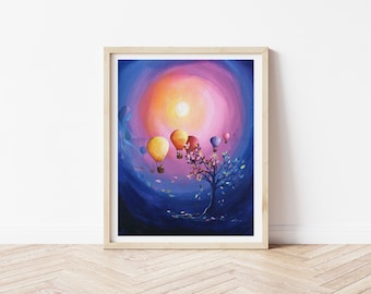 Diversity Art Print, Goddess Art, Coexist, Inspiring Art, Art for Equality, Happy Art, Colorful Art, Kids Wall Art