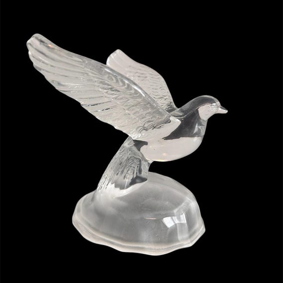 Vintage Cristal D’Arques Dove Figurine, 24% Lead Crystal, Made in France