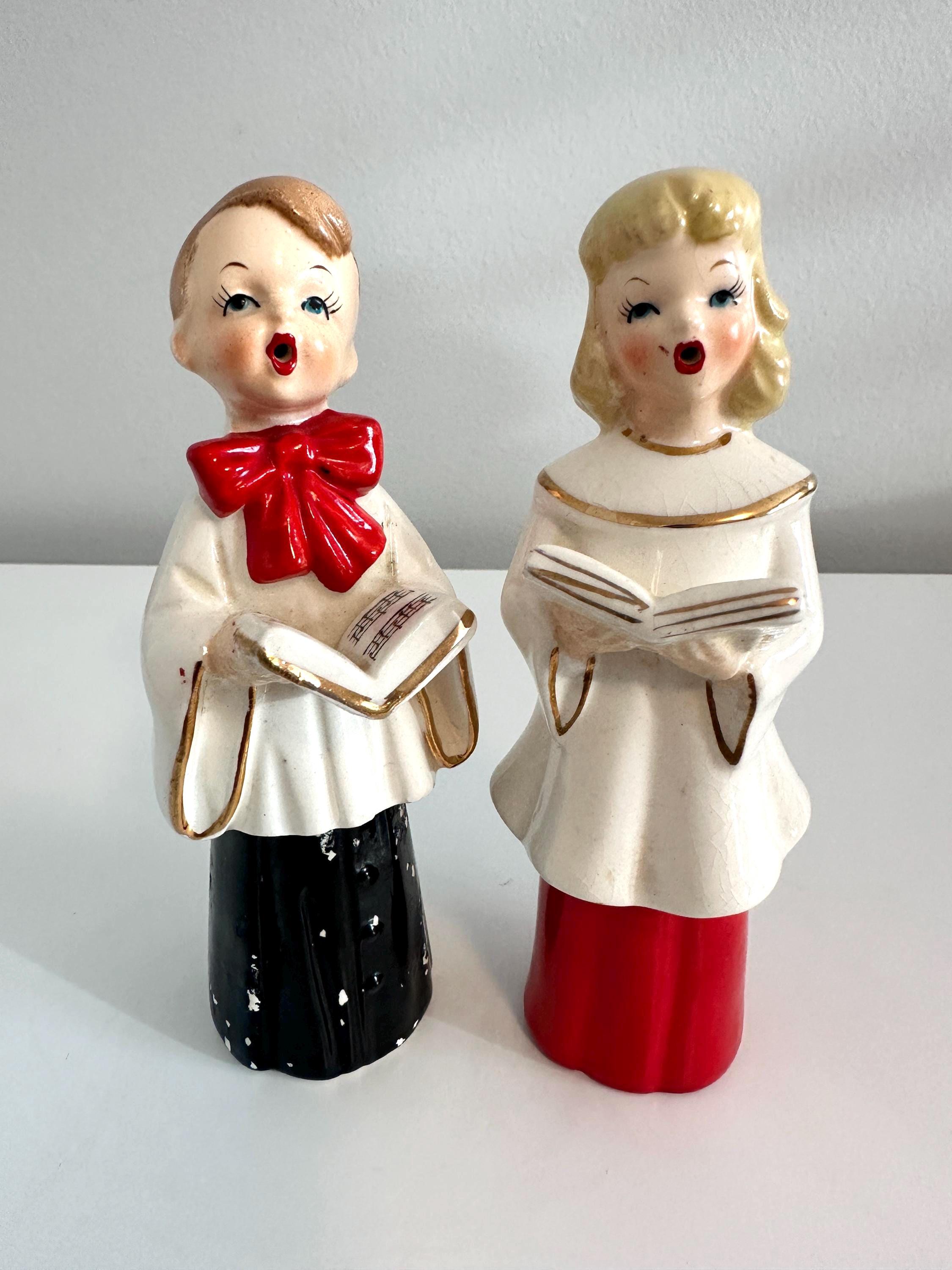 かっきー【Vintage Ceramic Figurine】 Lot of 6 Vintage Ceramic Figurines Made in Occupied Japan | eBay