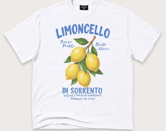 Limoncello T-Shirt: Retro Sorrento Lemon Graphic Tee
