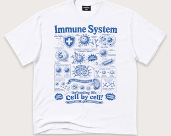 Immune System Shirt, Immunology Tee for Biology Teachers and Medical Students