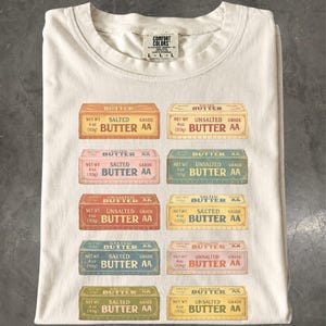 Butter Shirt: Vintage Butter Stick Label Graphic Tee