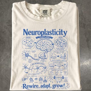 Neuroplasticity Shirt, Brain Science Tee for Neuroscience Students and Psychology Teachers