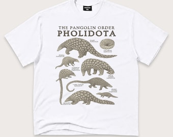 Pholidota Pangolin T-Shirt: Endangered Wildlife Conservation Tee