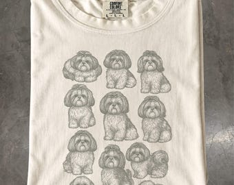 Shih Tzu Shirt, Vintage Dog Tee, Shih Tzu Gift, Dog Lover T-Shirt