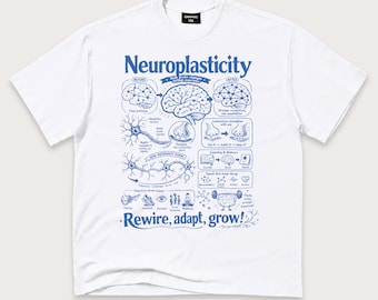 Neuroplasticity Shirt, Brain Science Tee for Neuroscience Students and Psychology Teachers