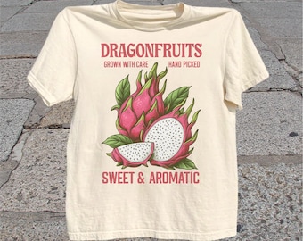Dragonfruit T-Shirt: Retro Vintage Tropical Pitaya Graphic Tee