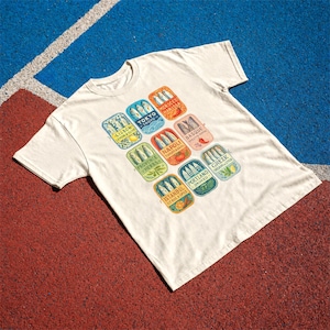 Sardine T-Shirt: Retro Tinned Fish Graphic Tee, Mediterranean Foodie Shirt, Chef Gift image 4