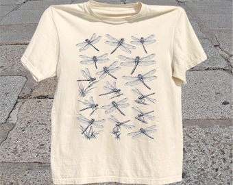 Dragonfly T-Shirt: Vintage Entomology Insect Nature Graphic Tee