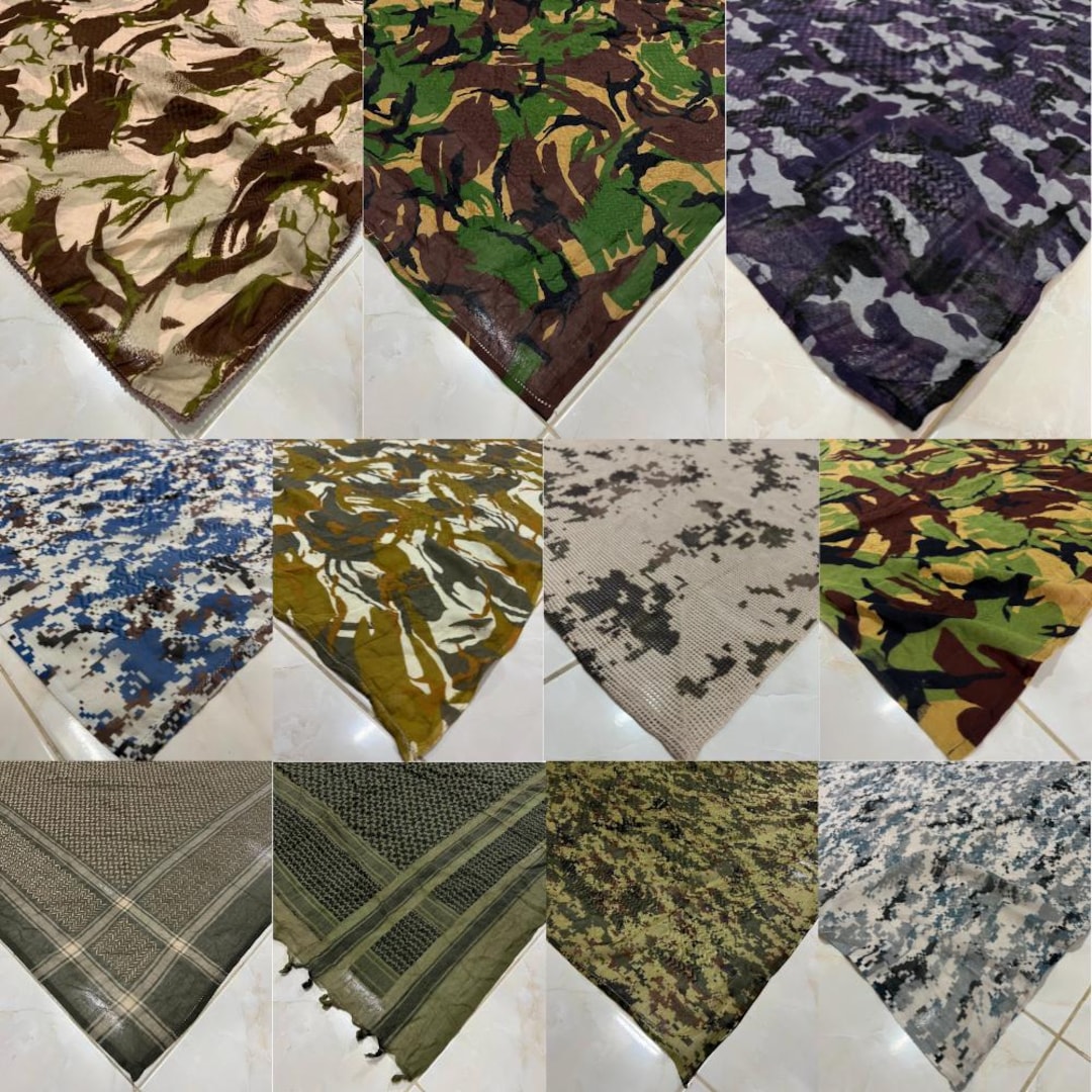 Camo Shemagh Headscarf: Military Army Wrap Shawl - Etsy