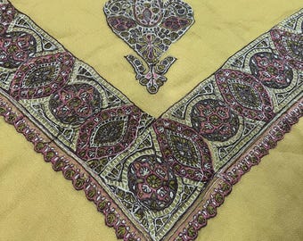 Yemeni shemagh Green size135*135cm beautyful for Ramadan Eid omani muslim