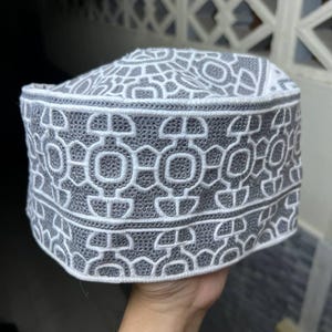 omani cap size 22 kufi handmade prayer hat cap muslim