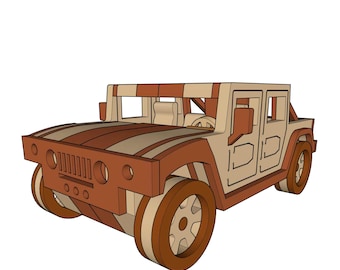 Plans and templates, Humer wooden toy digital pattern, Instant PDF download