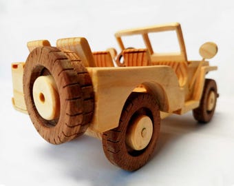 Jeep Willys Digital Plans - PDF for Wood Cutting - Instant Download WOODEN Car