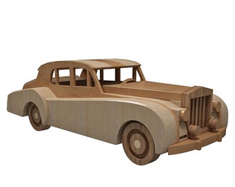 1956 Rolls Royce Silver Cloud Digital Plans - PDF for Wood Cutting - Instant Download Wooden Car