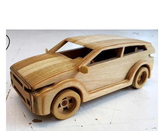 Plans and templates, Range Rover Evoque wooden toy - Digital pattern, Instant PDF download
