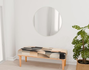 Artistic furniture, Modern home bench, Designer bench, Upholstered bench,  Coffee table bench, Luxury bench, Ottoman seating, RB bench S-04