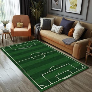 Balcony rug, Special event rug, Soccer field rug, Birthday gift rug, Contemporary rug, Stain resistant rug, Synthetic back rug, RB-1547