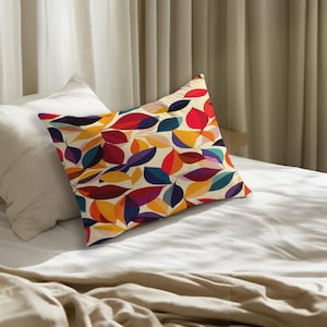 Herbst Thema Kissen, Blatt Muster Kissen, Moderne Kissenbezug, Mittlere Kissen, Weiche Kissenbezug, Lange Kissen, Mudroom Dekor, Wohnkultur, RB-50