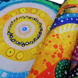 Vibrant runner rug, Abstract rug, Multicolor rug, Kitchen runner rug, Bedside rug, Eclectic rug, Washable rug, Non slip runner rug, RB-495