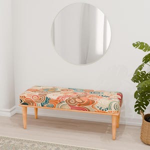 Sedia da toeletta, Panca colorata, Panca su misura, Panca da giardinaggio, Panca-pouf, Panca per telefono, Panca per lavanderia, Panca RB 44