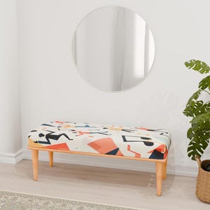 Human print bench, Musical bench, Piano bench, Bench support, Portable bench, Laundry bench, Ottoman organizer, Sleeper bench, RB bench 332