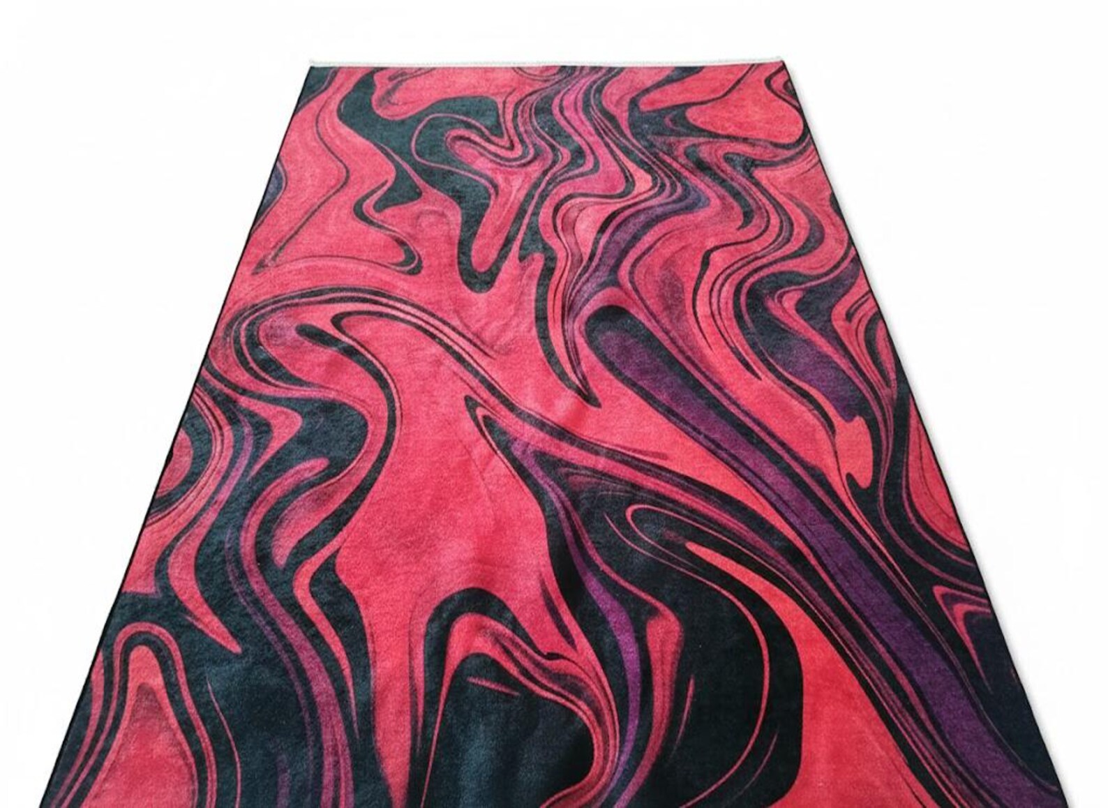 Red Saloon Rug, Fireside Rug, Artsy Design Rug, High Traffic Area Rug ...