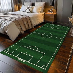 Balcony rug, Special event rug, Soccer field rug, Birthday gift rug, Contemporary rug, Stain resistant rug, Synthetic back rug, RB-1547