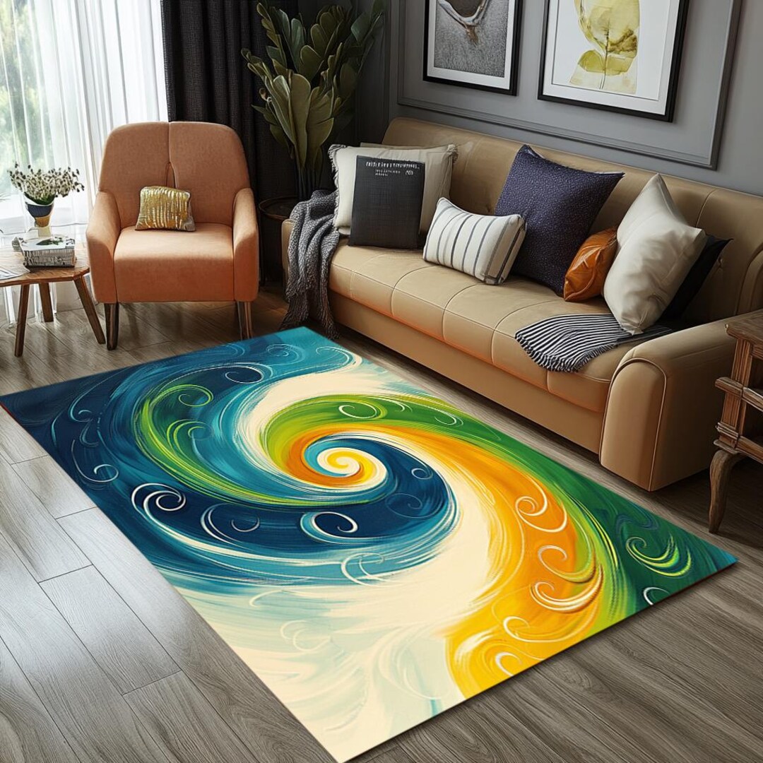 Lovely Color Rug, Aesthetic Design Rug, Turkish Rug, Bohemian Rug, Rug ...