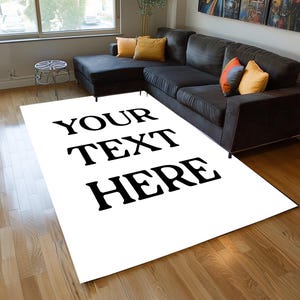 Custom made rug,  Create your own customized rug, Luxury custom rug, Easy to care rug, Non slip backing rug, Handmade personalized rug