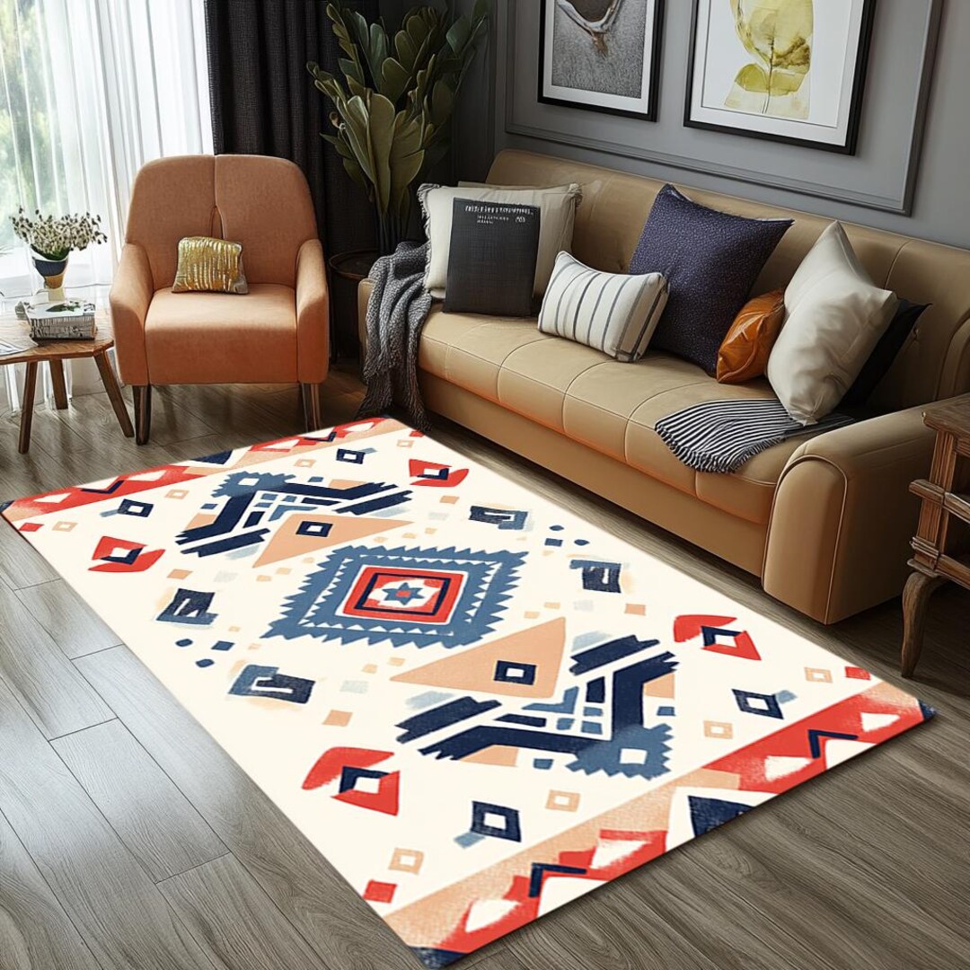 Pastel Patterned Rug Pastel Color Rug, Kilim Pattern Rug, Corridor Runner Rug, Birthday Gift ...