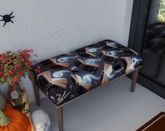 Magischer Bücherhocker, Perfekt zum Entspannen, Moderne Schuhbank, Hockerbank, Hocker, Wohnzimmerdeko, Boho Möbel, RB 1779