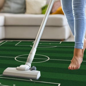 Balcony rug, Special event rug, Soccer field rug, Birthday gift rug, Contemporary rug, Stain resistant rug, Synthetic back rug, RB-1547