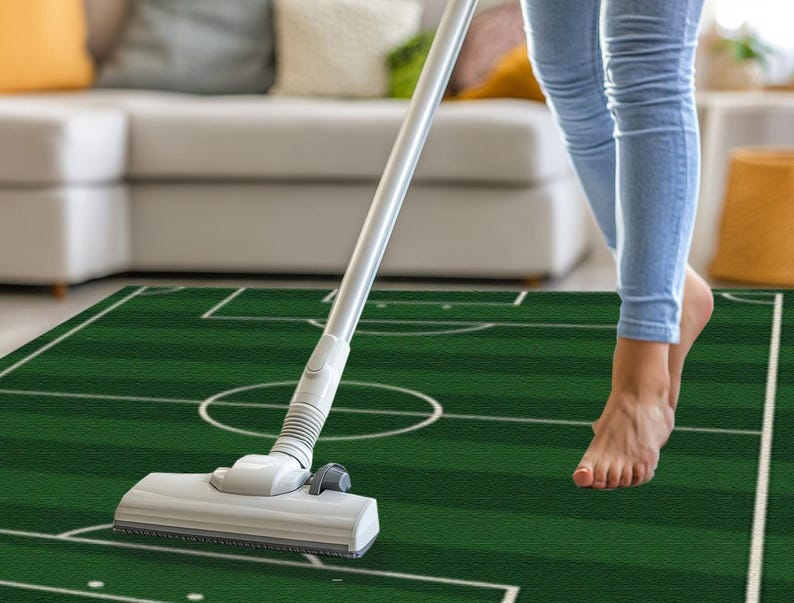 Balcony rug, Special event rug, Soccer field rug, Birthday gift rug, Contemporary rug, Stain resistant rug, Synthetic back rug, RB-1547