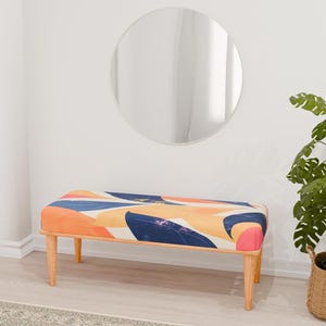 Retro table, Mediation bench, Dressing bench, Long lasting bench, Front window bench, Bedroom pouf, Ottoman pouf, Handmade pouf, RB bench 40