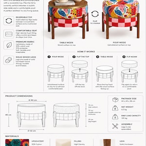 a diagram of a table and two chairs