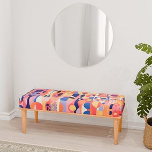 Abstract bench, Bedroom pouf, Desk footstool, Porch bench, Ottoman bench table, Squirrel bench, Cool pouf stool, Bench for hall, RB bench 05