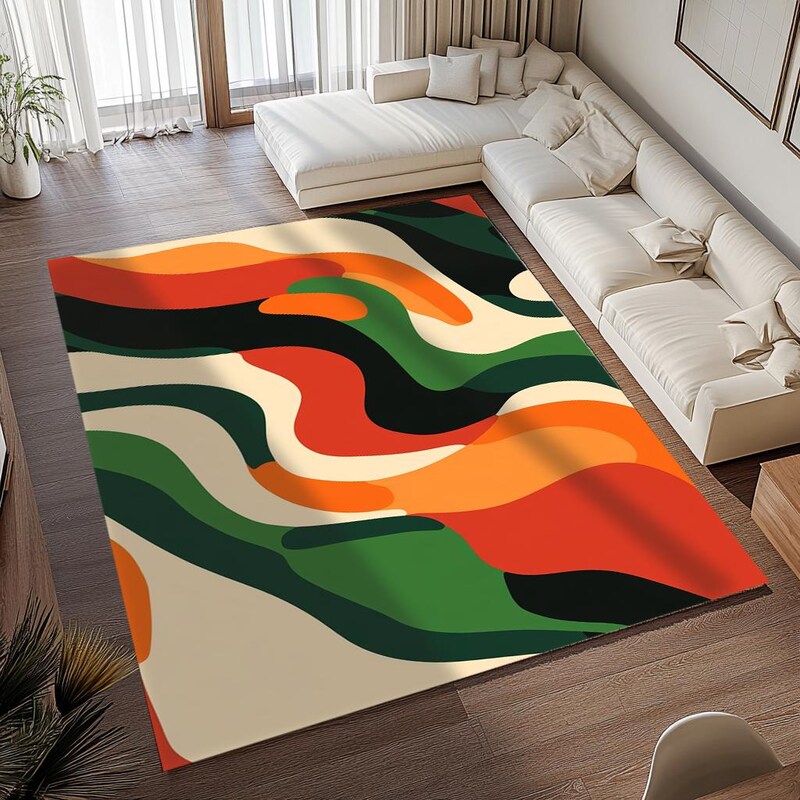 Colorful Rug - Etsy