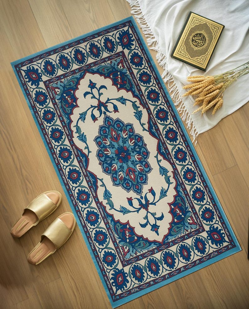 Mosque Rugs Large Mosque-design Prayer Rug Carpet Style for Home, Soft Thick ...